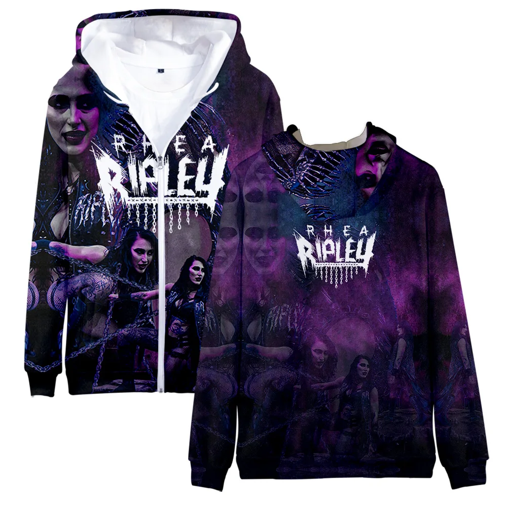 

Rhea Ripley Hoodie Vintage Merch 2025 autumn Women Men Fashion Sportswear y2k Top Streetwear clothes Outwear Rhea Ripley Gift