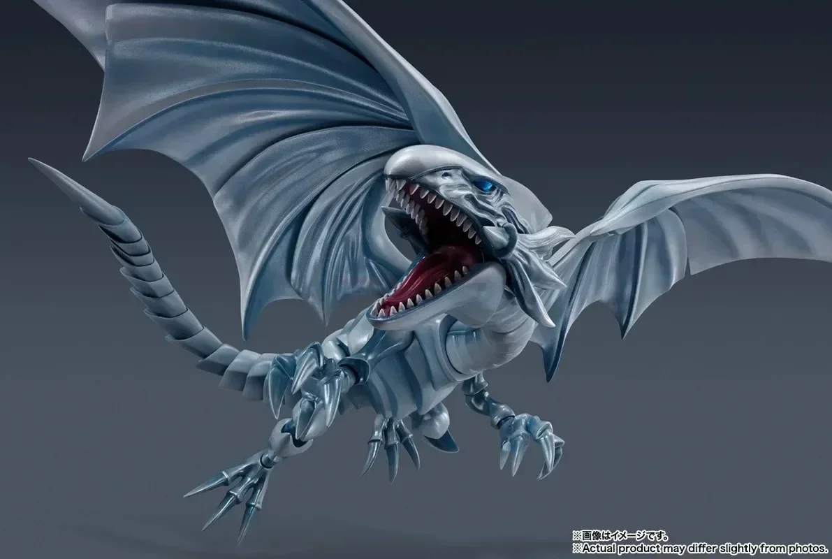 New In Stock Original Bandai S.H.Monster Shm Arts Yu-Gi-Oh Duel Monsters Blue-Eyes White Dragon Action Figure Model Toys