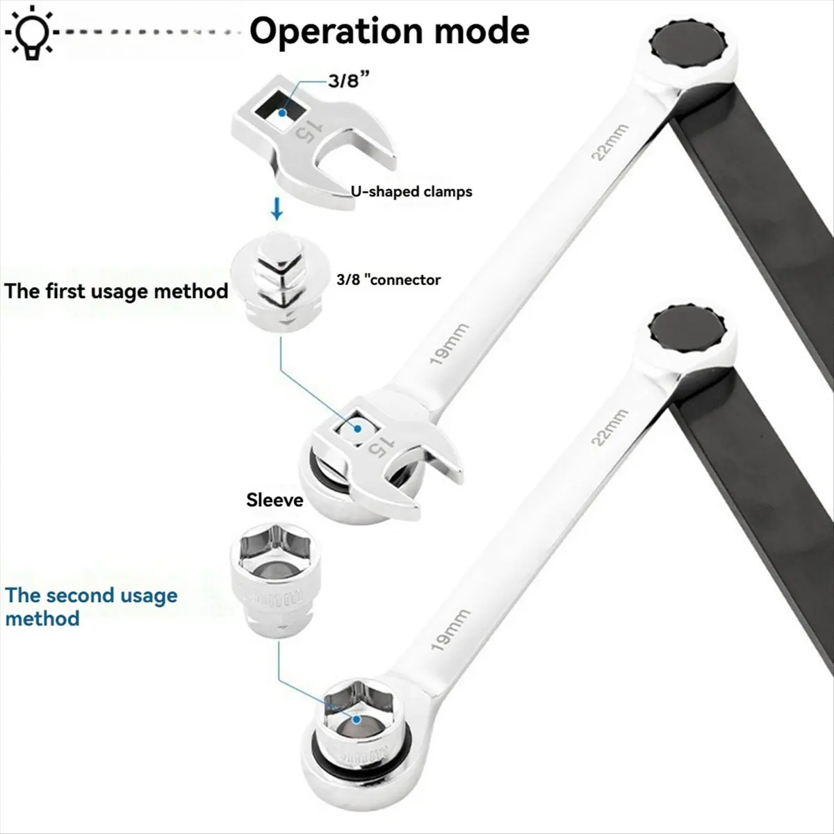 【~ NEW N11R】Automobile Ratcheting Ldler Pulley Belt Tool Set Extension Rod Adjustable Disassembly Special Auto Repair Tools