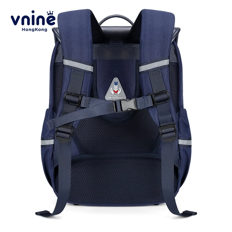 V.NINE Schoolbag Boys Blue School Backpack Girls Children School Bags for Kids Primary Elementary Student Back to School Grade 3