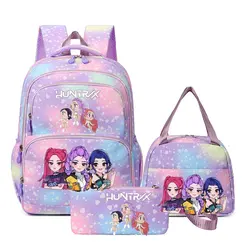 KPop Demon Hunters Backpack For Women Men Multifunctional Laptop Notebook School Bags Waterproof Travel Casual Mochilas