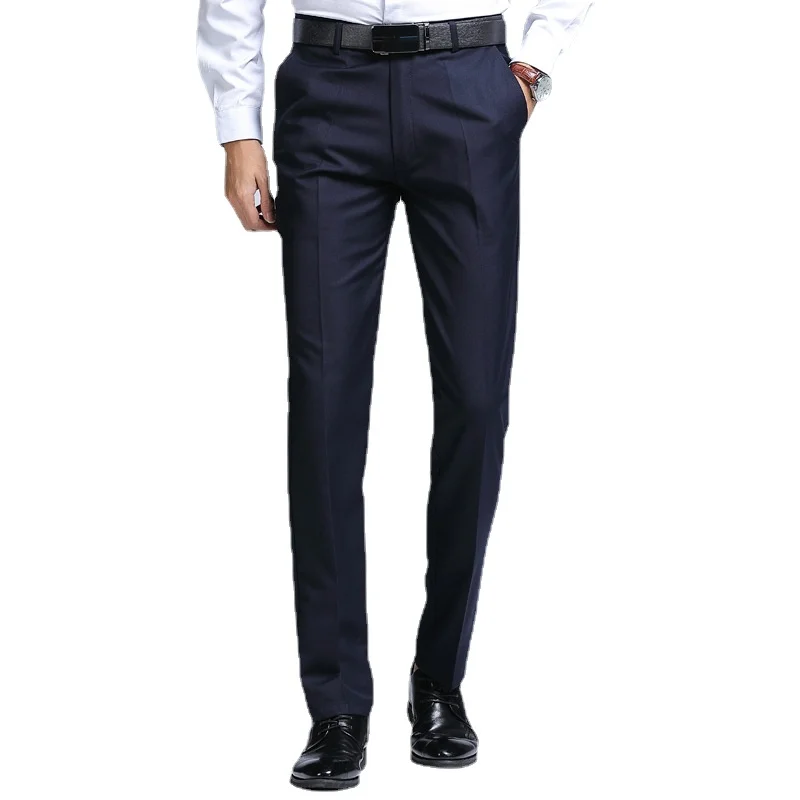 

Men Dress Pants Korean Fashion Mens New Autumn Mens Business Pants High Quality Casual Trousers Straight Man Clothing