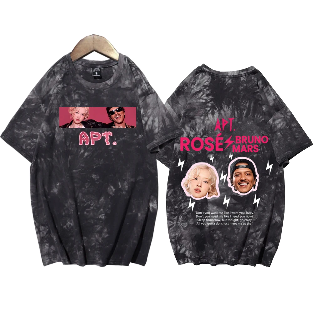 Rose Rosie APT Shirt Rose and Bruno APT Album Merch Tie Dyed Shirt Women T-Shirts