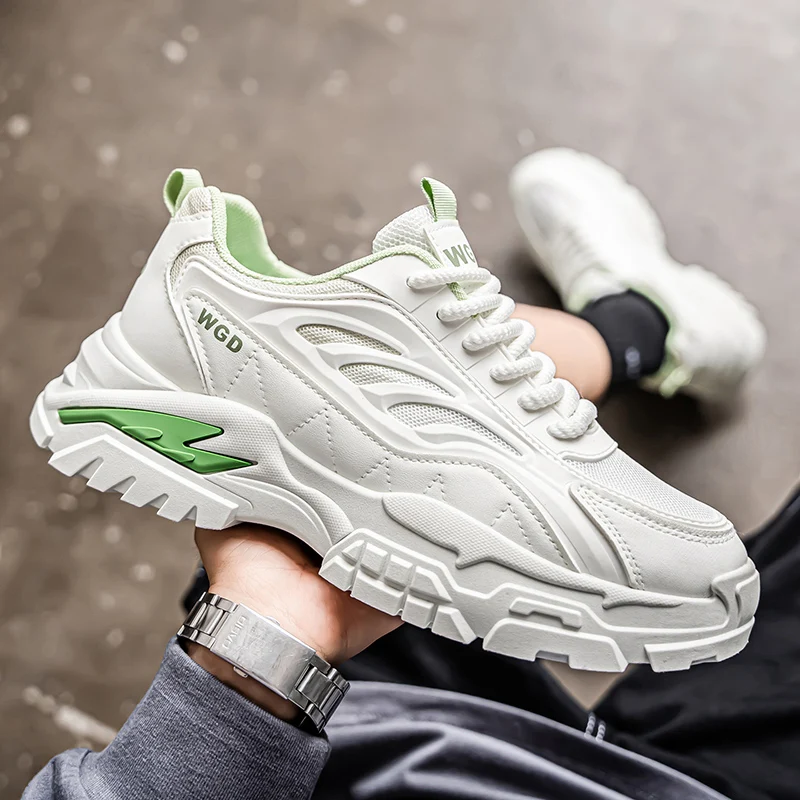 

Men's Shoes 2025 New Autumn Trendy Brand Torre Men's Thick Sole Increased Casual Flow Reflective Sports Running Trendy Shoes