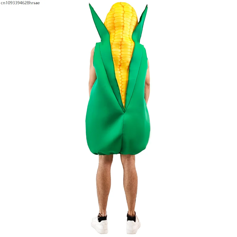 Funny Adult Corn Costumes Food-Themed Party Thanksgiving Food Christmas Unisex Costume Carnival Party