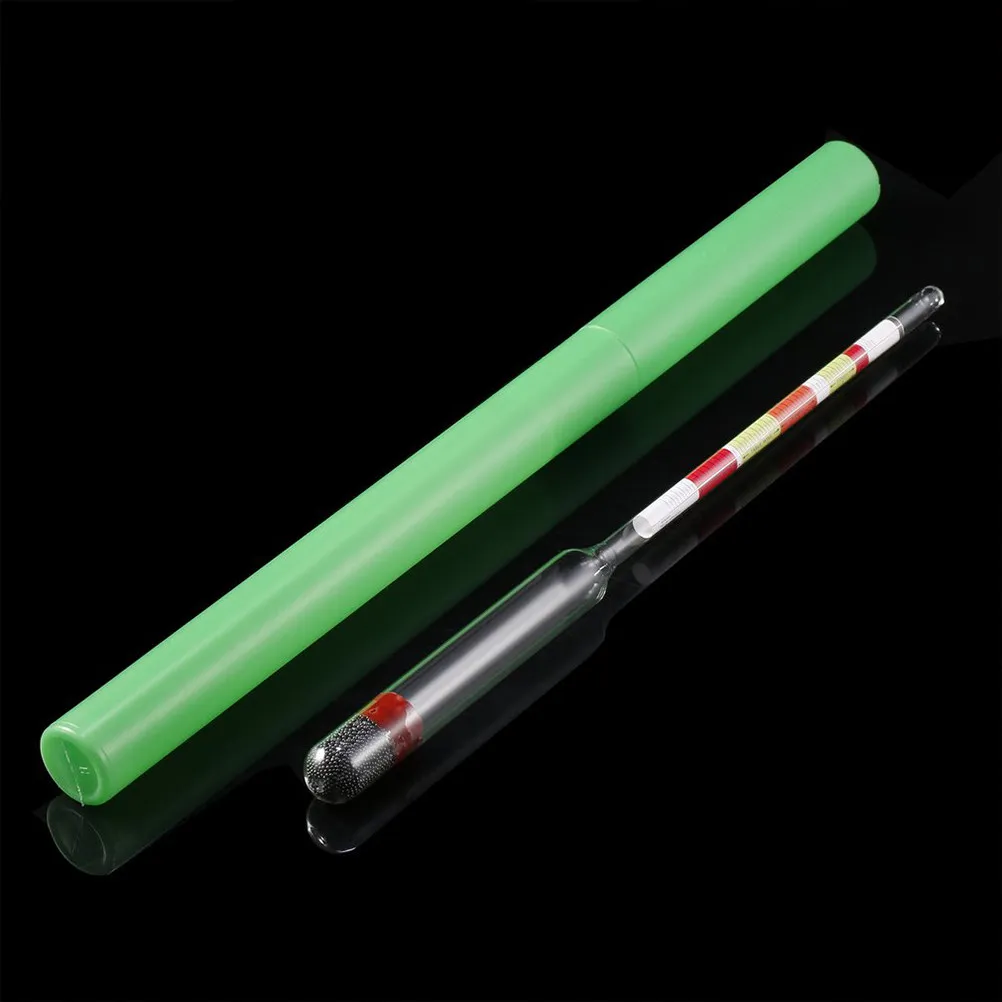 Triple Scale Hydrometer Glass Tool Semi Hard Protective Case Home Brew Wine Beer Alcohol Testing Brix Meter Hydrometer