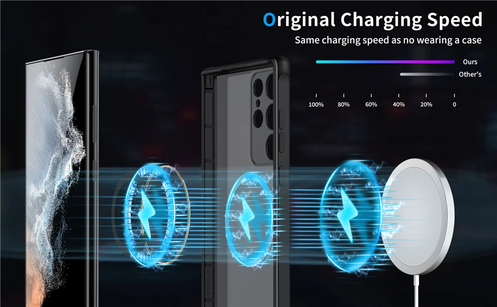 Magsafe Stoßfeste Hüllen für Samsung Galaxy A57 A55 A25 A35 A54 A37 A17 A07 A56 A36 A26 A16 A52 S 5G M07 Magnetische Ladehülle – Detail 3