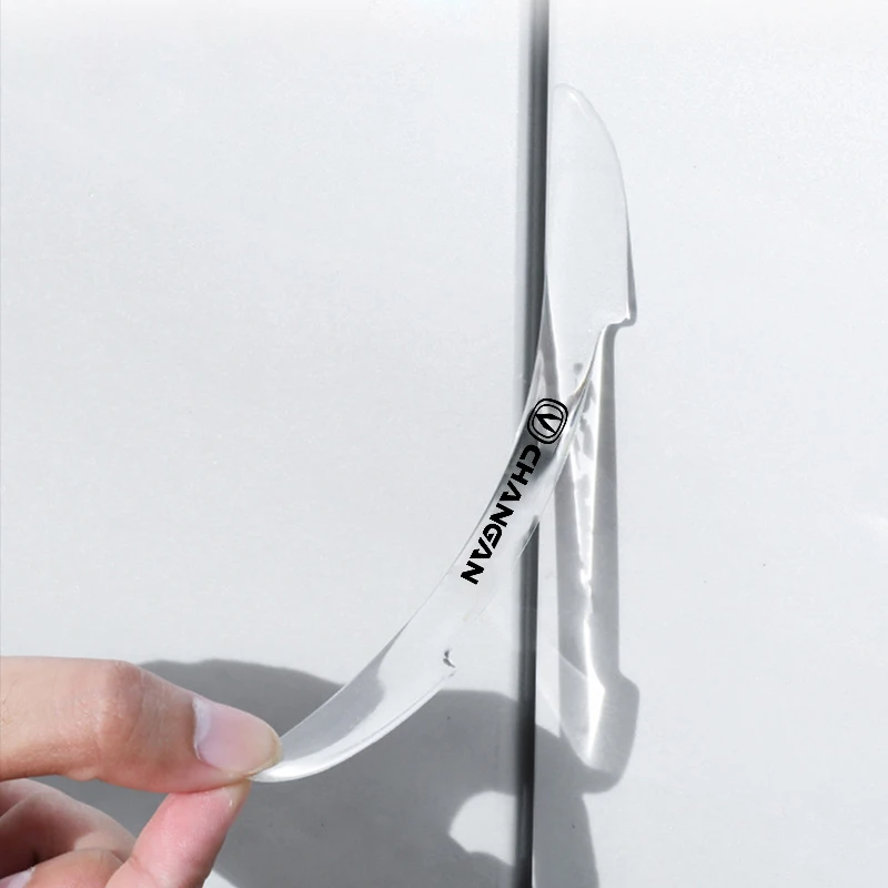 PVC Car Anti‑Scratch Anti‑Collision Strip Door Rearview Mirror Protector Sticker Car Body Accessories For Changan CS55 CS75 CS35