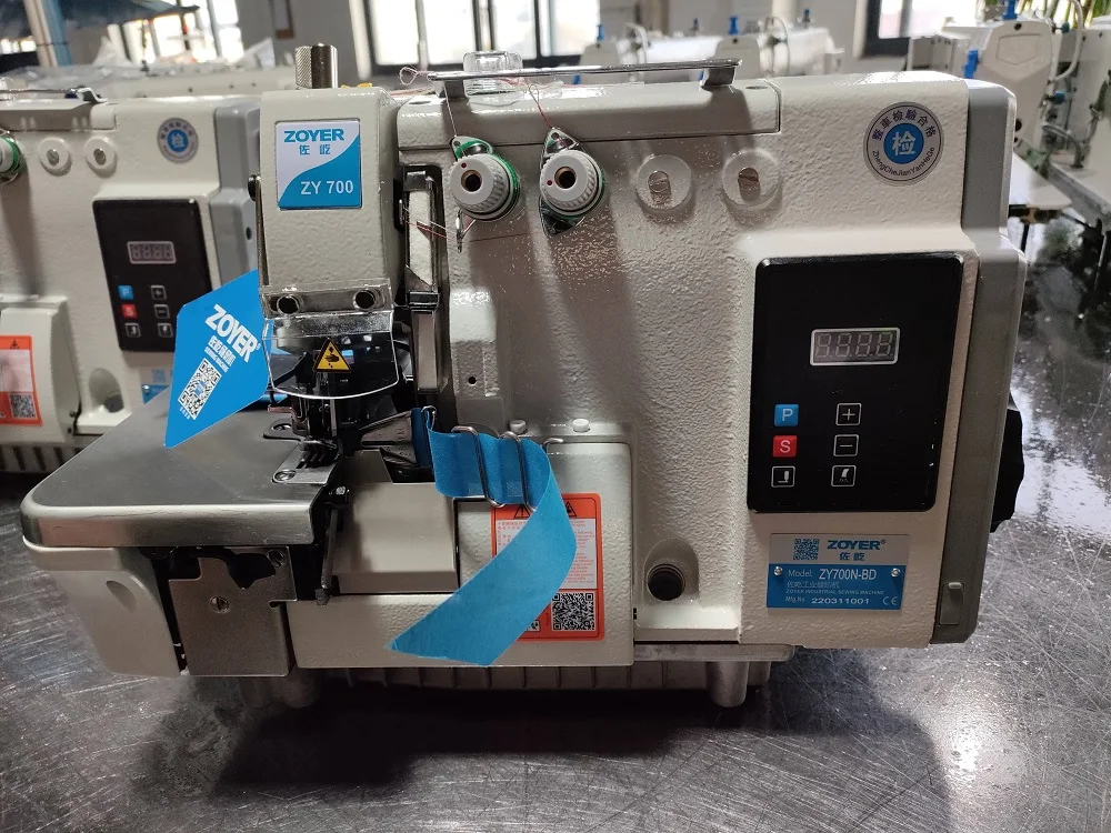 ZY700N-BD High-Speed Single Needle Overlock Sewing Machine Four-Thread Pocket Cover Computer Pocket Metal Motor Core Components