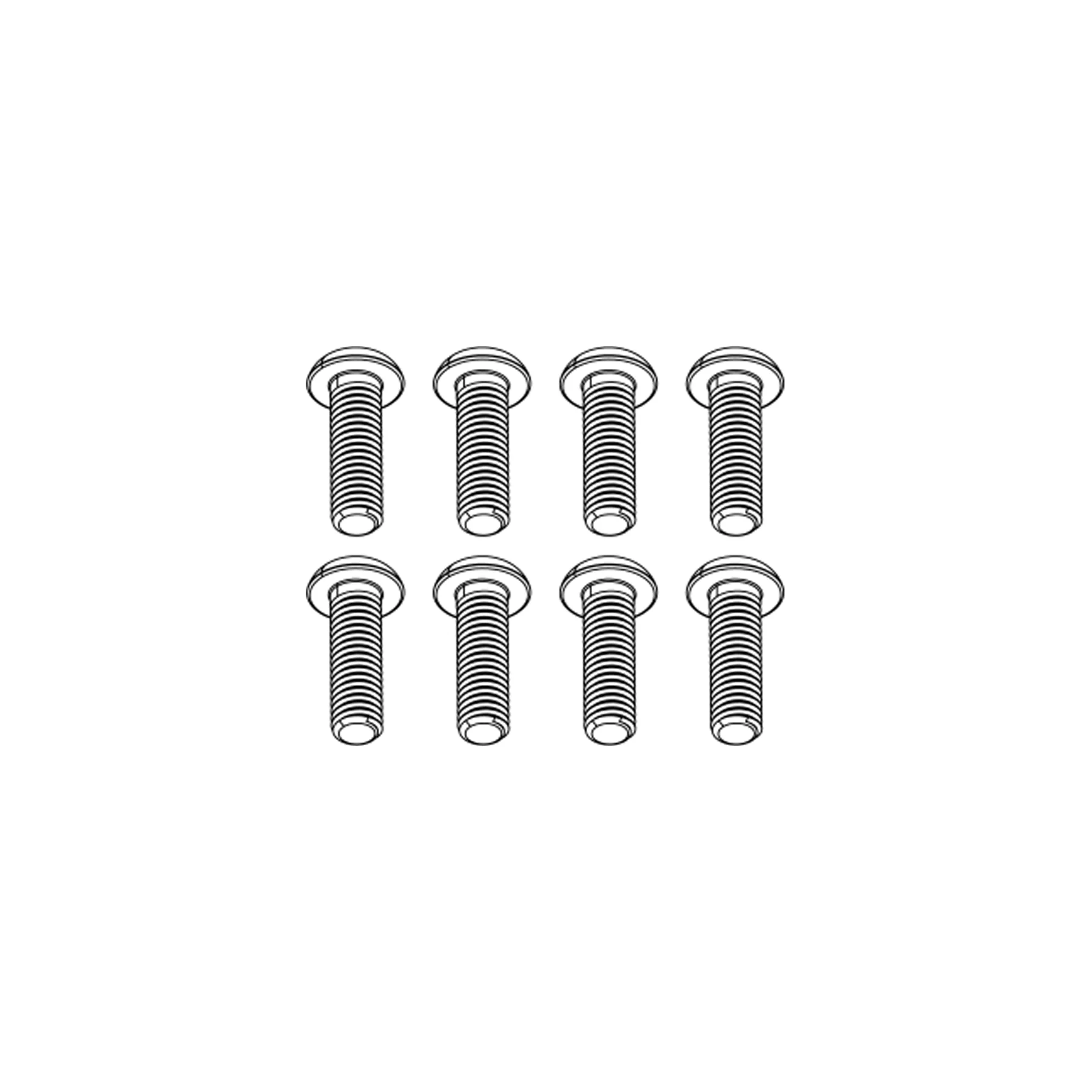 N517 N517A-M06209 M3-10 Button Head Hex Socket Cap Screw Bolt