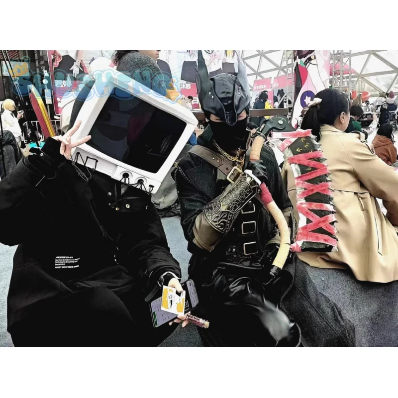 Game Bloodborne Cosplay Gehrman hunter Costume Hat mask scarfpocket accessories Halloween high-quality handsome uniform