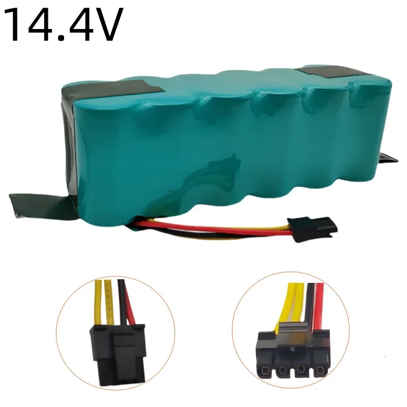 14,4 V 4800 mAh/6800 mAh/9800 mAh se puede utilizar para x500 x900 T322 T320 aspiradora CR120 CR121 CR540 etc.