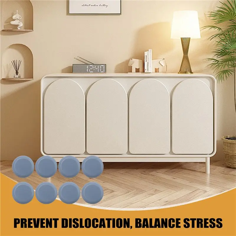 AB13-16 Pcs Furniture Glides PTFE Sliders Self-Adhesive Furniture Glides Set Round Square For Furniture Easy Movers