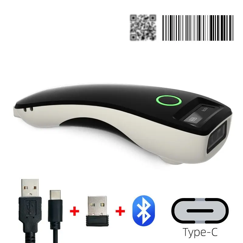 W6 wireless barcode QR code express supermarket WeChat and Alipay collection scanning machine handheld gun scanning gun