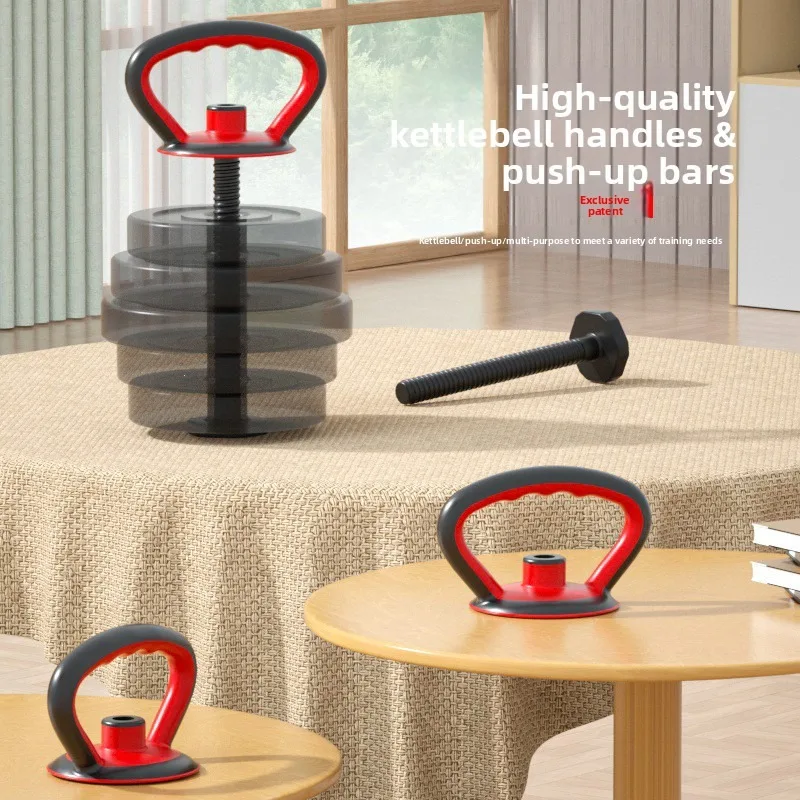 Kettlebell Handle Portable Multifunctional Kettlebell Push up Kettle Bell Grip for Weightlifting Indoor Training Gym Travel image 3