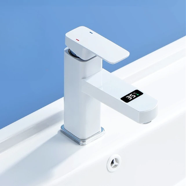 

Смеситель для умывальника Смеситель с контролем температуры для ванной комнаты Смеситель для горячей и холодной воды Смесители для ванной комнаты на палубе