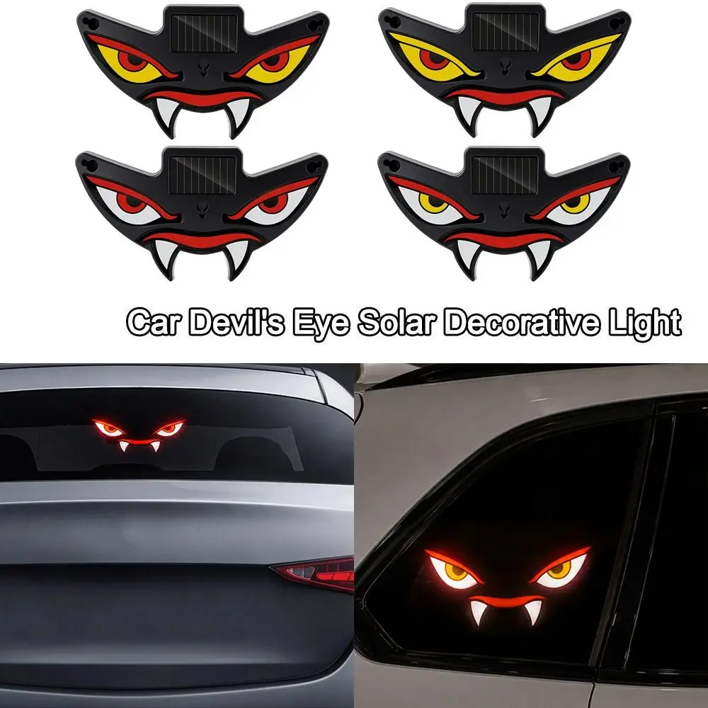 Wireless Solar Powered Car Neon Light Vibration Lights on Suction Cup Smart LED Lights Dynamic Display Car Interior Decor Light