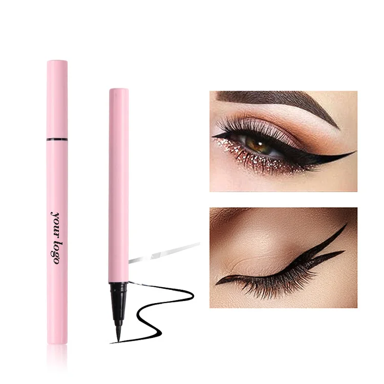 Custom Your Logo Magic Self Adhesive Lashes Eyeliner Long Lasting No Glue Quick Drying Eyelashes Sticking Pencil Magnetic DIY