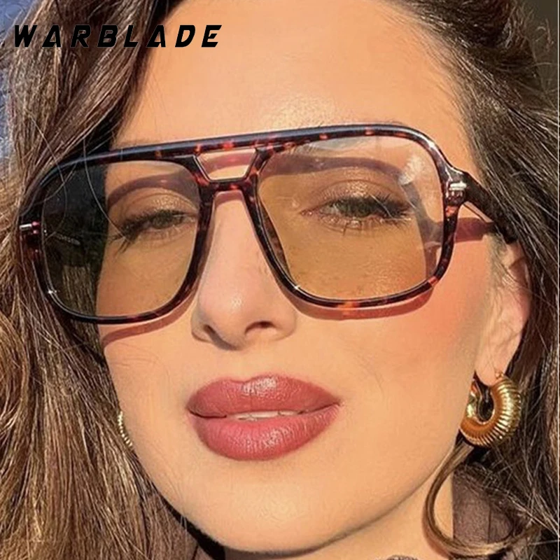 

Fashion Luxury Oversized Square Designer Sunglasses Women Pilot Retro Sunglass Men Fishing Driving Shades Eyewear UV400 Lunette