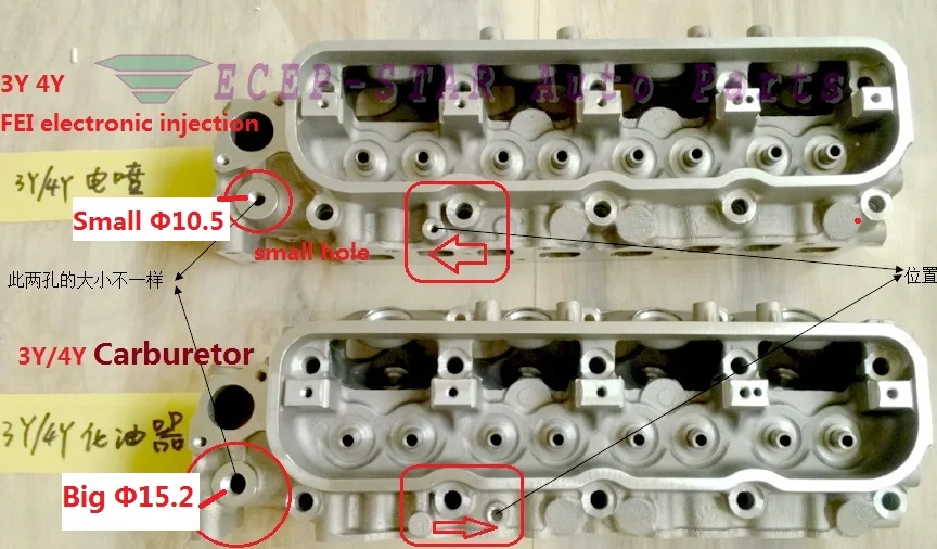 NO Rocker  3Y 4Y Complete Cylinder Head Assembly For TOYOTA HILUX LITEACE DYNA 200 STOUT CRESSIDA HILUX HIACE 2237cc 2.2L 2.0L