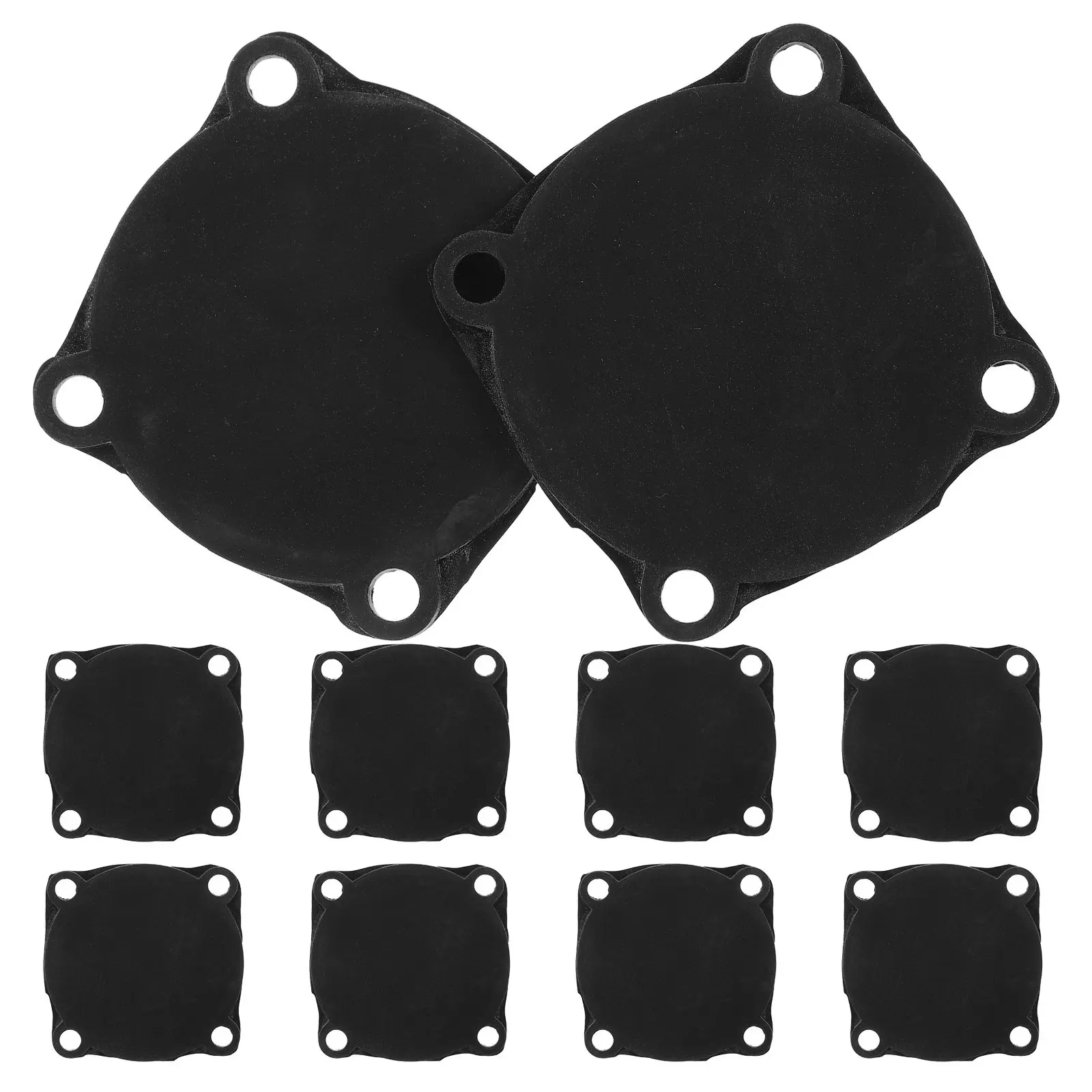 10pcs Pressure Switch Pad Flat Rubber Washer Compressor Seal Diaphragm Replacement For Air Pump Gasket Kit Automatic Switch