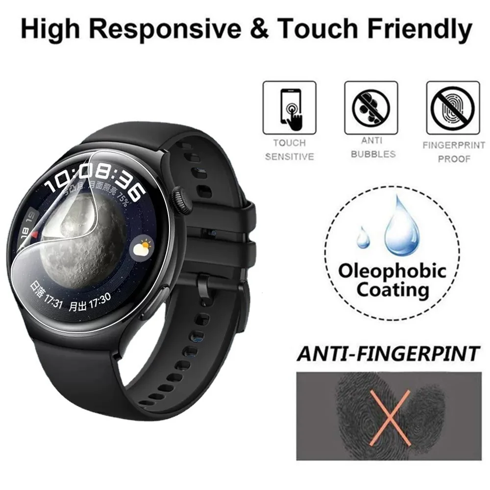 Protective Film For Huawei Watch 4 Pro Clear Guard For Huawei GT 4 41mm GT 2 3 46mm 42 Scratch Proof Screen Protector not glass