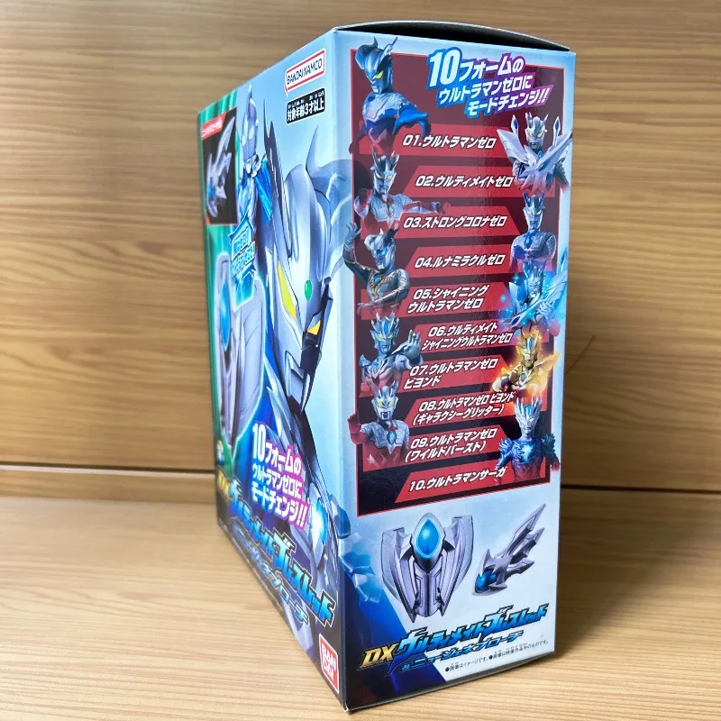 

Набор браслетов BANDAI Ultraman Zero DX Ultimate с подсветкой и звуковым эффектом, интерактивные игрушечные аксессуары для мальчиков