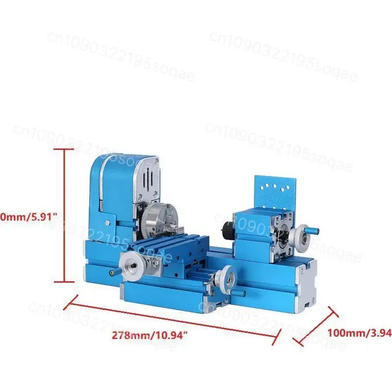 DIY Mini Metal Micro Universal Lathe Machine 20000 RPM For Woodworking Metal Processing Teaching Model Hobby Tool W10003 Desktop