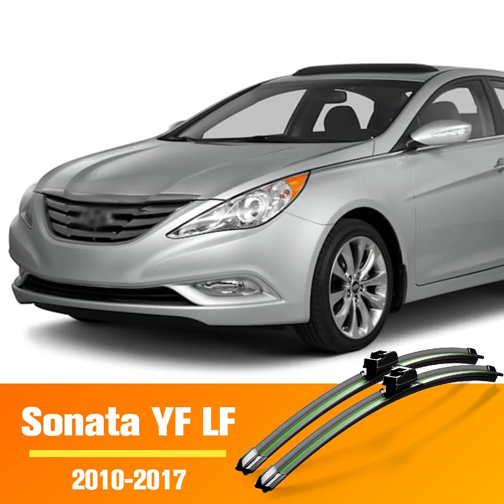 Wiper Front Wiper Blades For Hyundai Sonata YF LF 2010-2017 2011 2012 2013 2014 2015 Windshield Windscreen Front Window 26\