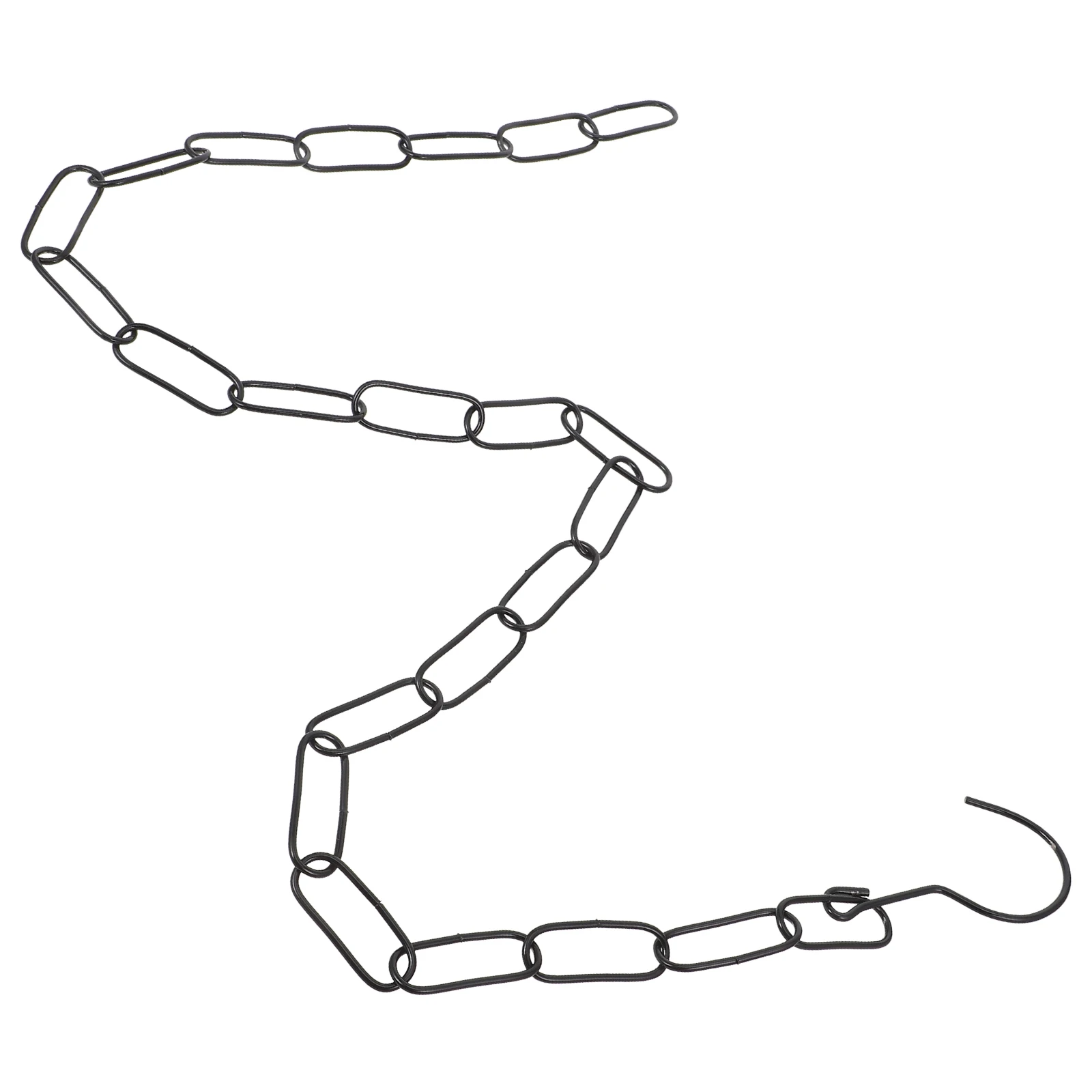 

Sturdy Iron For Clothes Display Heavy Duty Hanging Hooks Long Decorative Market Shop Garment Retail Hanging Clothing Iron Chain