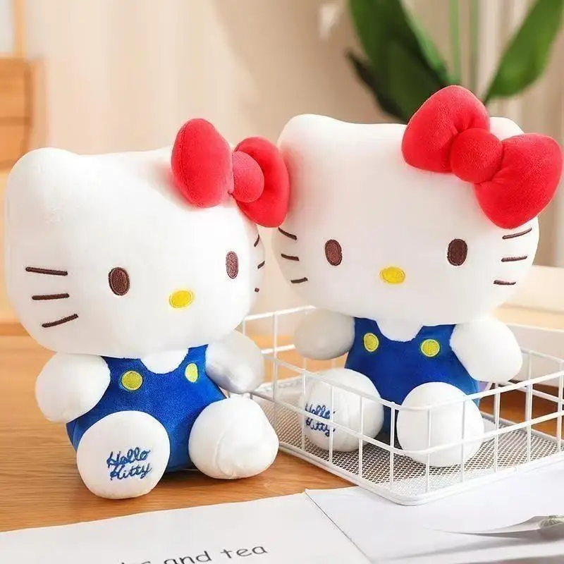 

Плюшевые игрушки Hello Kitty, мягкие подушки, подарки на день рождения для девочек, милые плюшевые куклы Hello Kitty