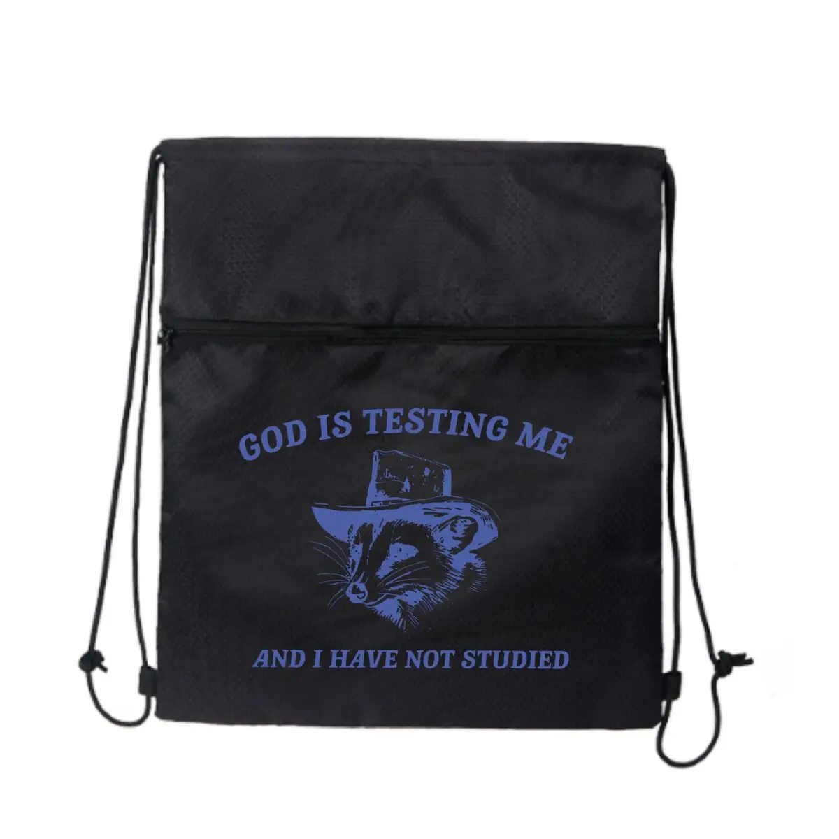 

God Test Me Humor Art Легкий простой спортивный рюкзак Сумка для компьютера Повседневный повседневный рюкзак