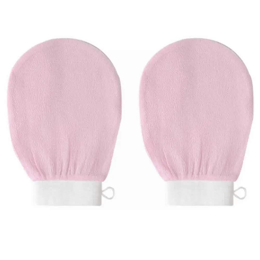 1/2 Pcs Bath Glove Moroccan Shower Hammam ​Exfoliating Mitt Bath Scrub Degradable Rayon Removing Dead Skin Cells For Body