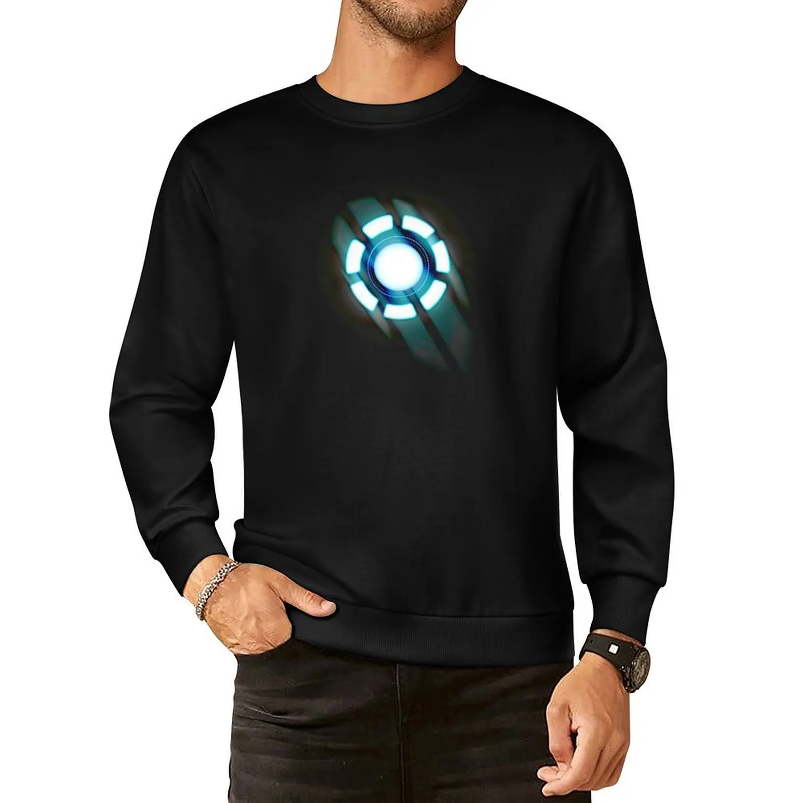 

Arc Reactor T-shirt Design Pullover Hoodie clothes for men mens clothing tracksuit men's sweat-shirt set sweatshirts for men