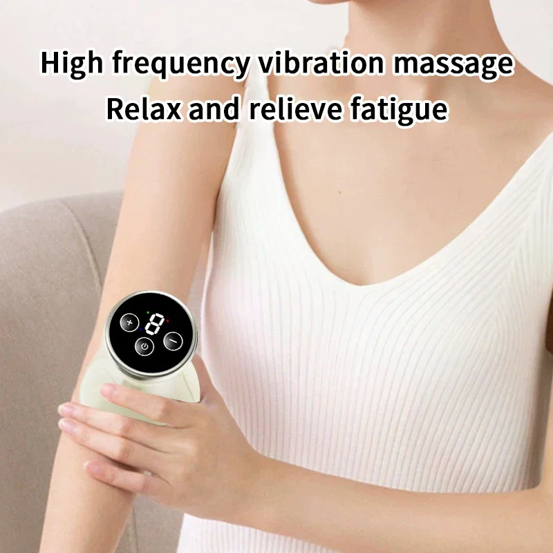 

Electric Meridian Brush Anti Cellulite Gua Sha Body Massager Vibrate Microcurrent Hot Compress Scraping Lymphatic Drainage Care