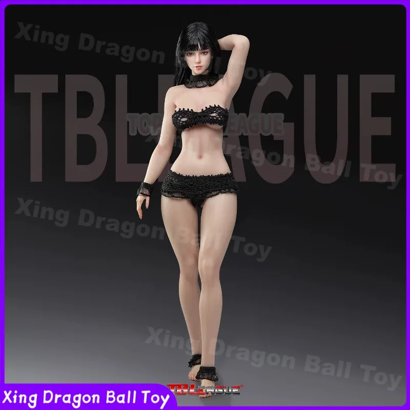

TBLeague 1/12 Slim Waist and Full Hips Female Body Blonde TB-DDO1XSH / Black Hair TB-DD02XSH Articulated Female Body with Head