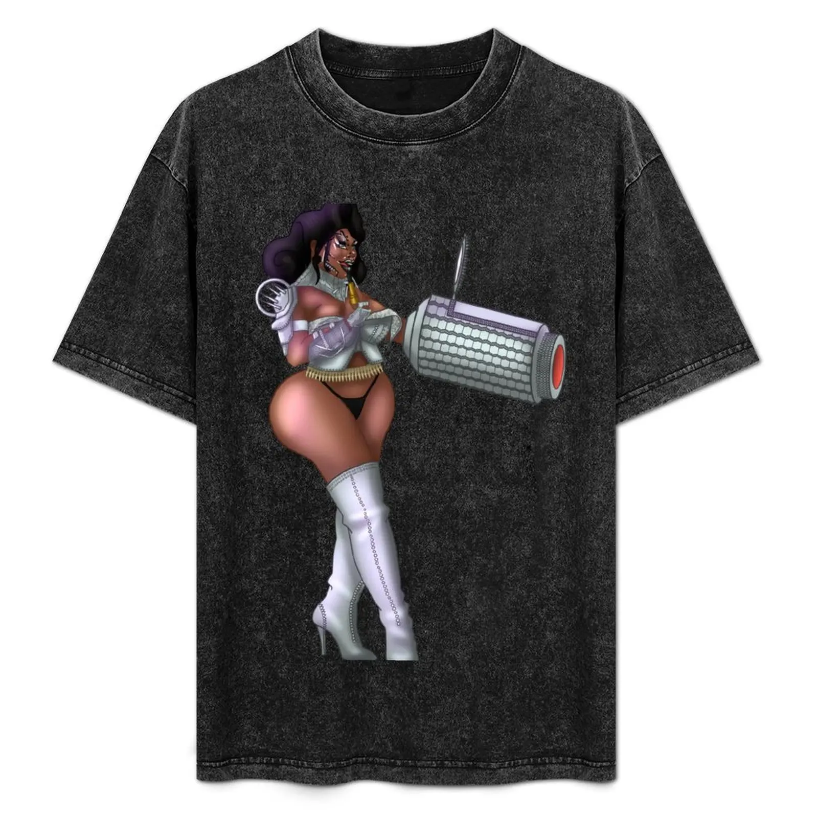 Koco Caine from Dragula Titans T-Shirt oversized anime stuff mens white t shirts