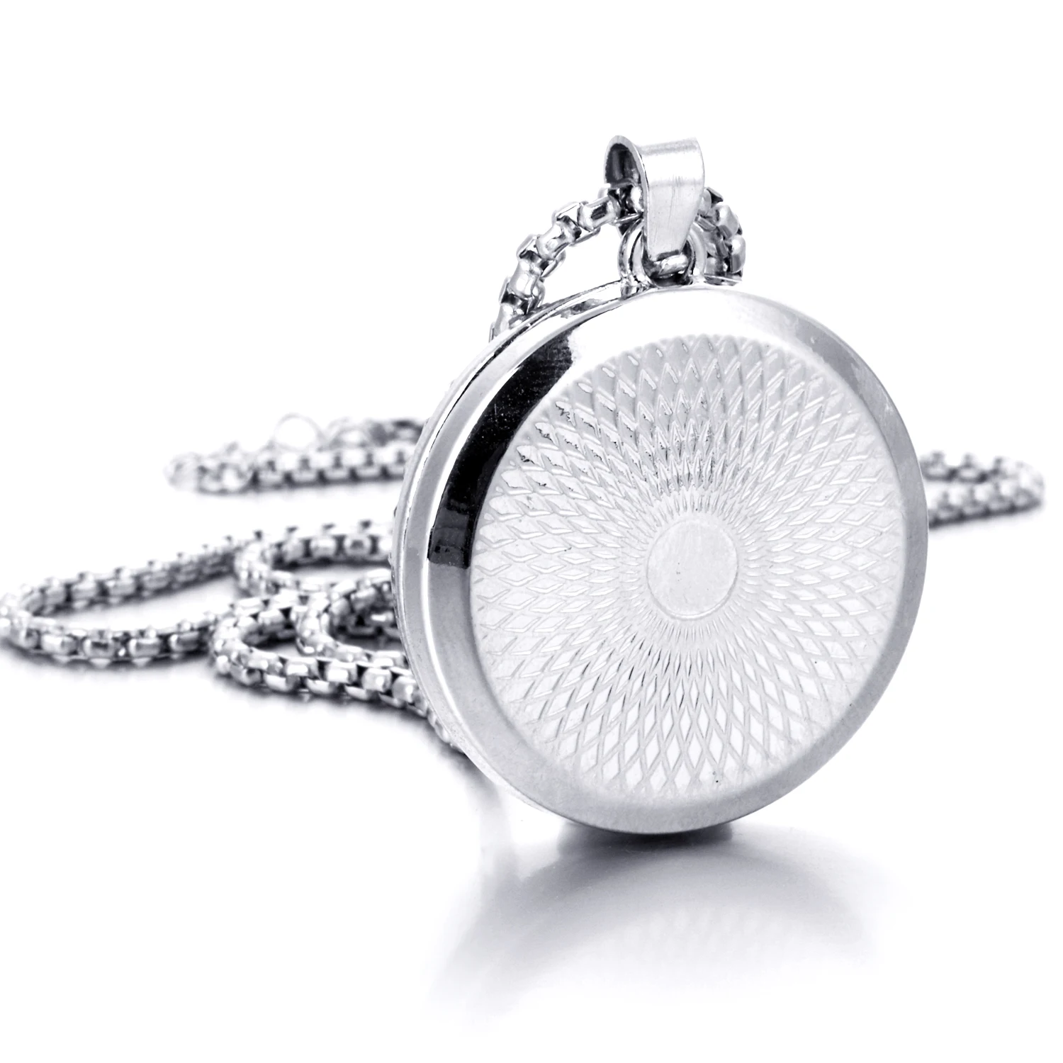 Alloy & Stainless Steel Dad Mom Love Air Freshener Perfume Oil Diffuser 30mm Locket Jewelry Pendant Necklace For Women Men