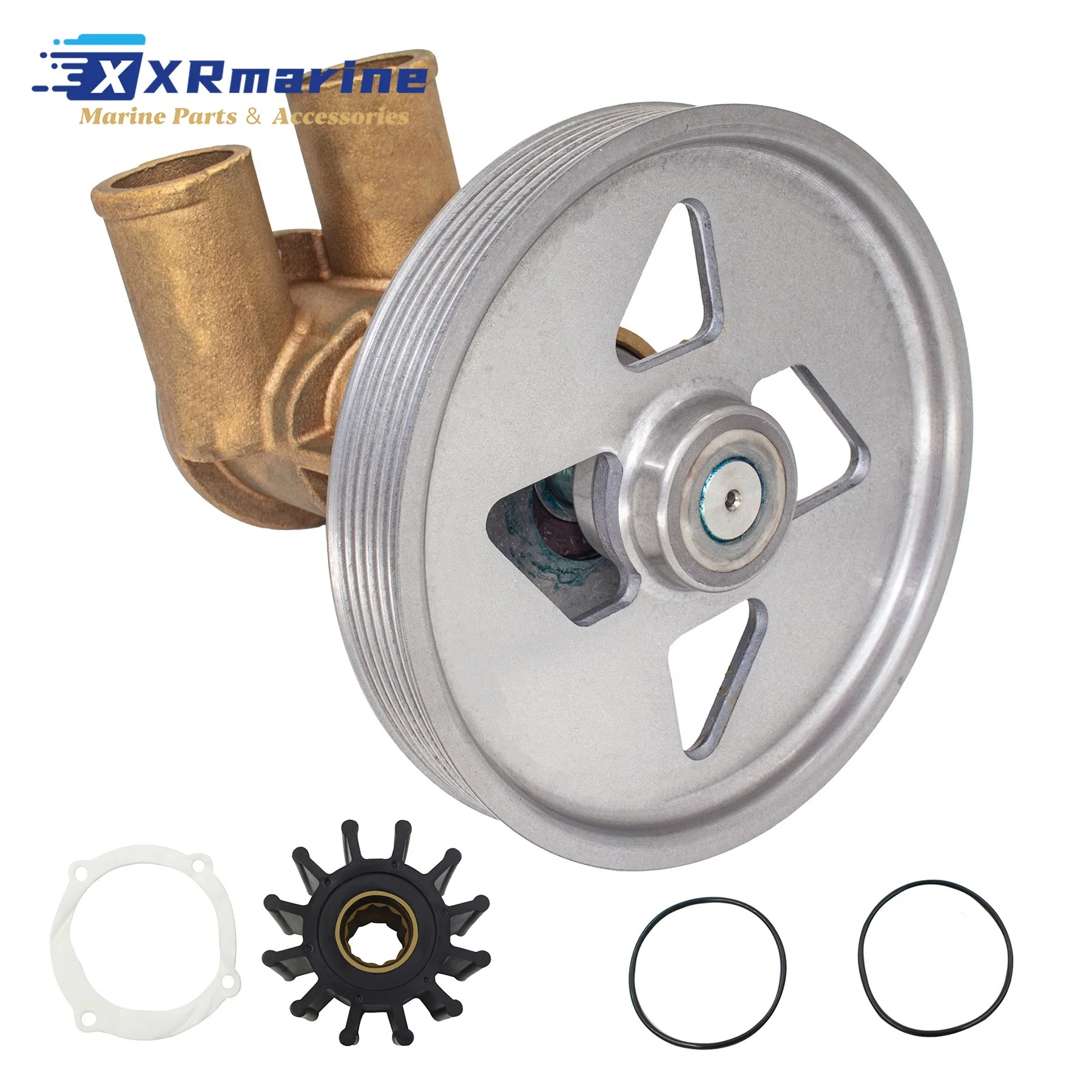 

Sea Water Pump w/ Impeller Kit Fits for Volvo Penta Marine Pumps D3 Series D3-110I D3-130A D3-160A D3-190A Replaces 3593656