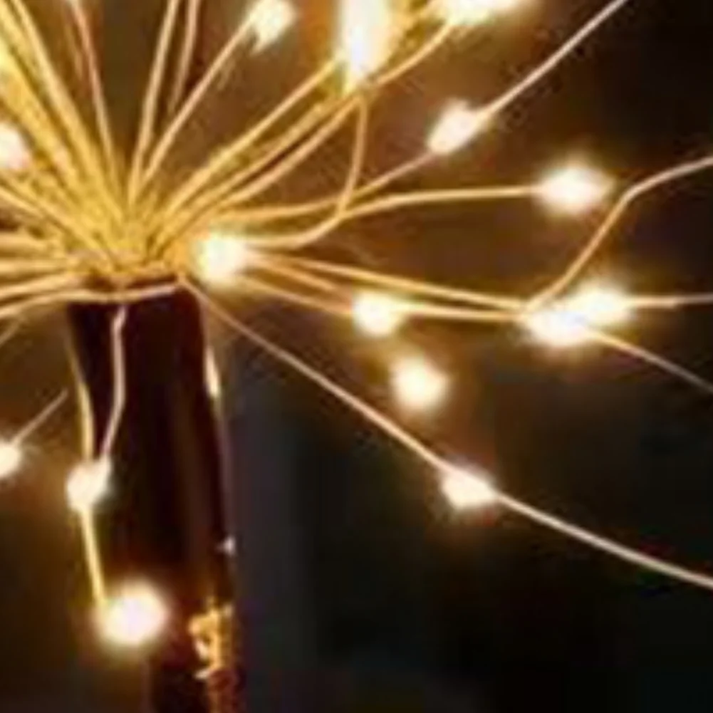 

Мини-настольный светильник звездообразования на батарейках, рождественский светодиодный фейерверк, мини-настольный фейерверк для рождественского декора