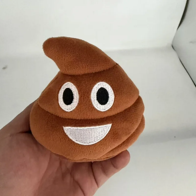 Fake Poop Dog Toy, Funny Talking Poop Stuffed Plush Toy, Makes Fart Sounds,Funny Face Expression Poop Doll Novelty Small Gift