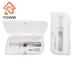 1ml Glass Syringe Borosilicate Glass Prefillable Syringe Optional Capacity Heat-resistant Reusable Borosilicate Glass