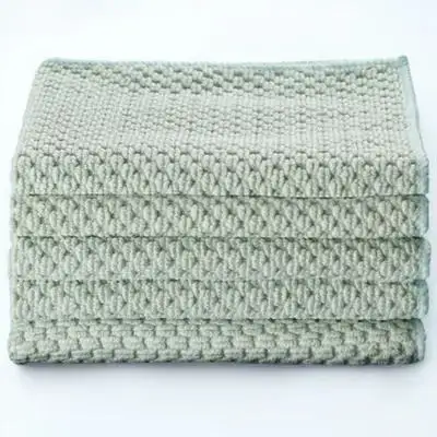 

5pcs Dish Cloths Kitchen Absorbent Water Oil Stain Remover For Pots Pans Utensils Household Practical Dishcloths