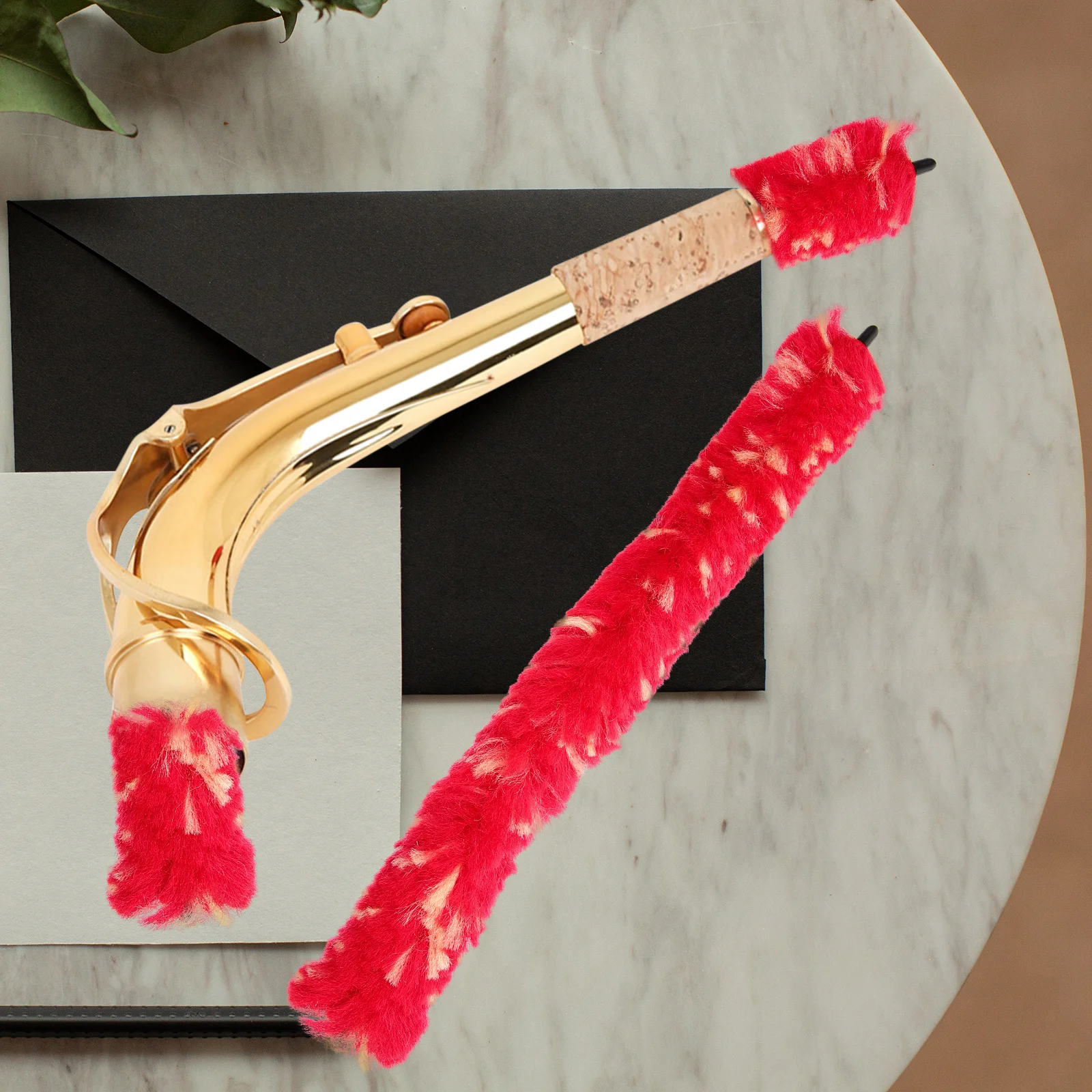 

Saxophone Cleaning Woolen Brushes for Instruments Alto Sax Saxophone Maintenance Brush Brush Red Yellow Long Term Use