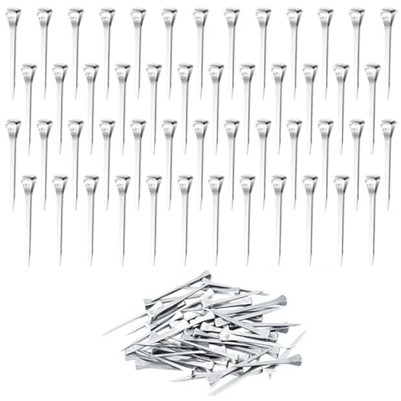 

New-250Pcs 2Inches E5 Horseshoe Nails Stained Glass Supplies Glass Stop Blocks Horseshoe Nails For Secure Glass Crafts