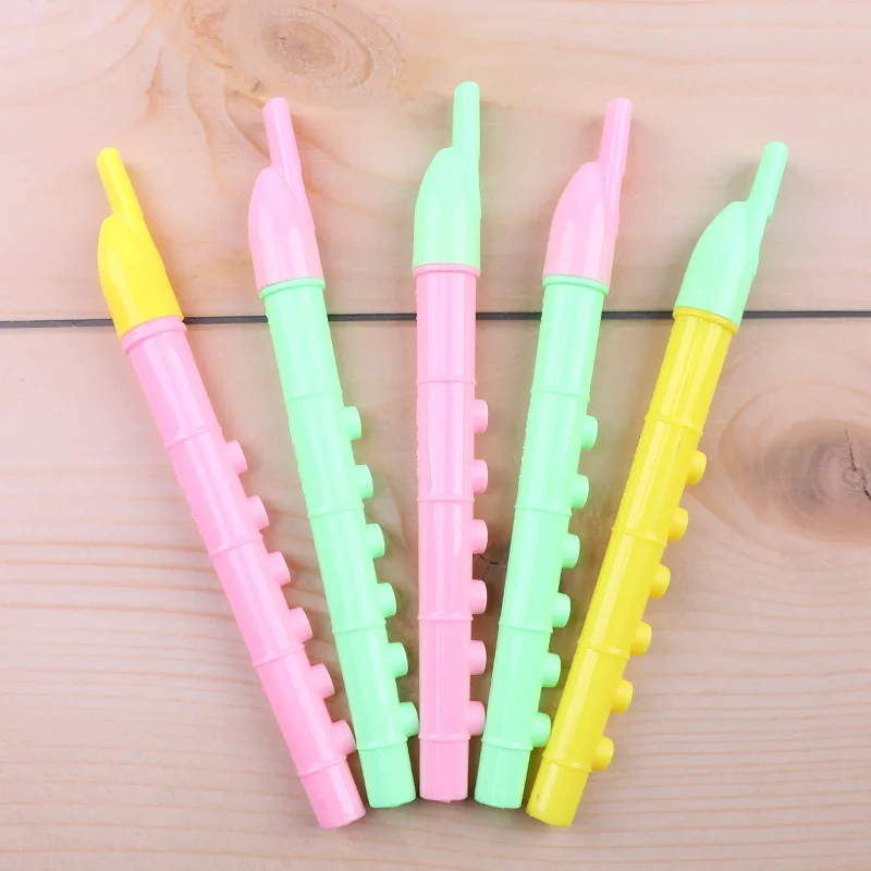 10Pcs Child Color Flute Toys Kids Birthday Gifts Baby Shower Guest Party Favors Pinata Fill Goodie Bag Noise Making Giveaway