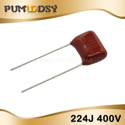 20PCS 400V224J 400V 0.22UF 220NF 400V 224J 224 CBB P10 Polypropylene film capacitor