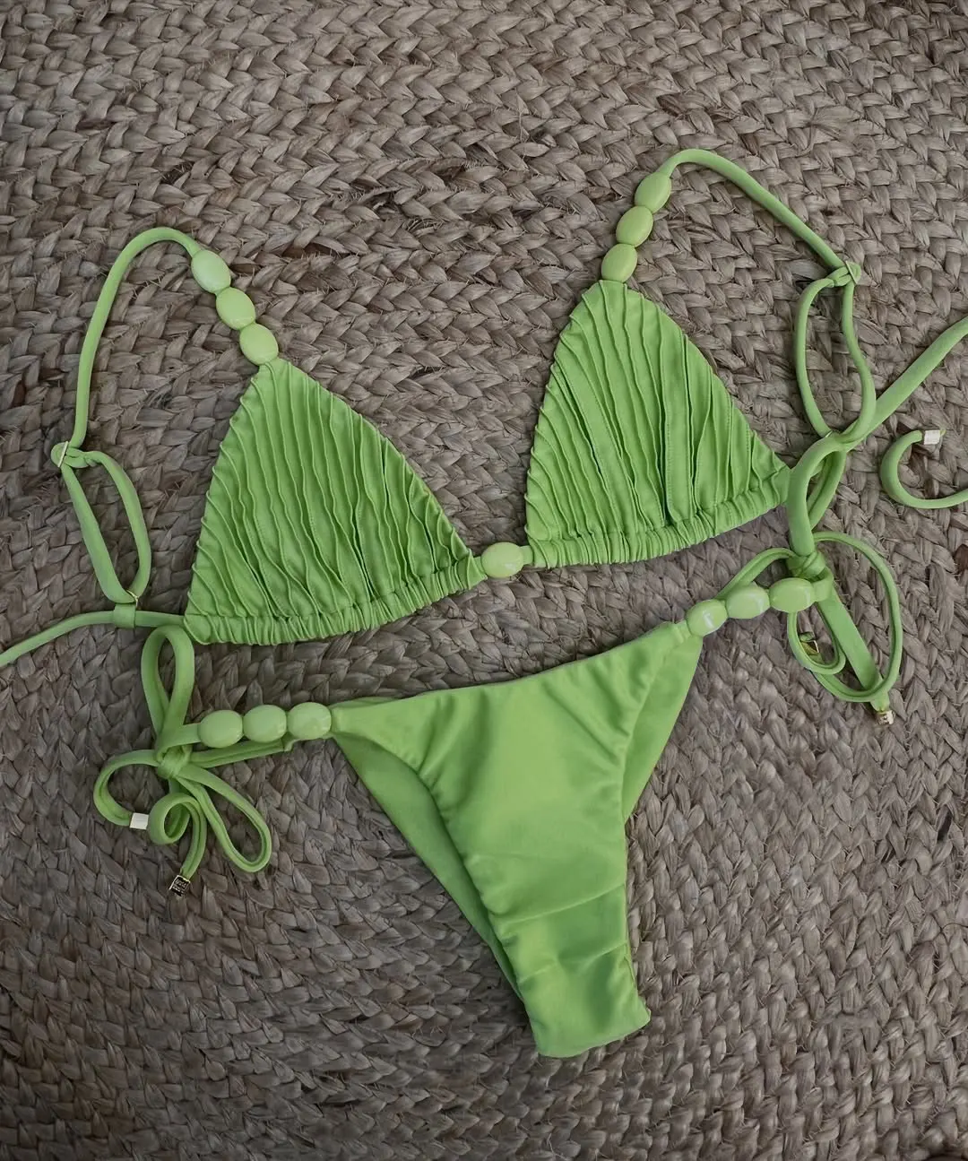 

2025 Stylish Solid Color Swimsuit with Artistic Touch and Modern Design Perfect for Beach Wear Pool Parties Summer Getaway