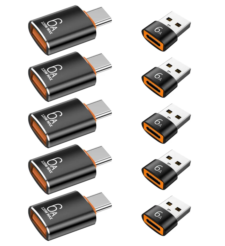 

120W USB C to USB Adapter & C Male to 3.1 Female Charger,Compatible with MacBook Pro/Air, iPhone 16 15 Pro Max/15 Plus/14 13 12