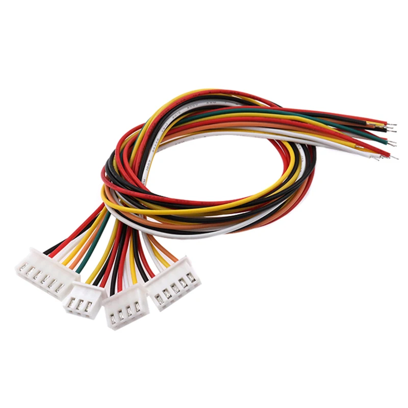 5 sztuk XH2.54 przewód elektroniczny pojedynczy klosz cyna galwanicznie podłączenia przewody do testowania lead10cm/20cm/30CM XH 2.54mm kabel